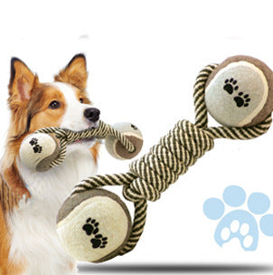 Dumbbell Rope Chew Toy - Tails&Trinkets