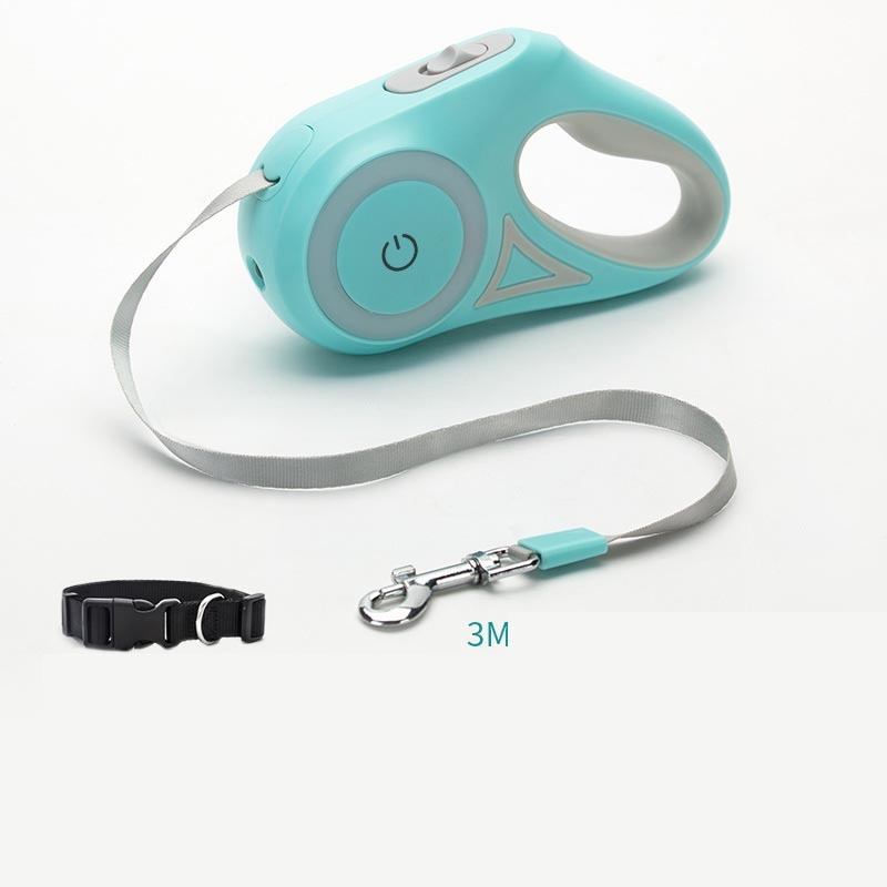 Retractable Leash With Built-In Spotlight - Tails&Trinkets