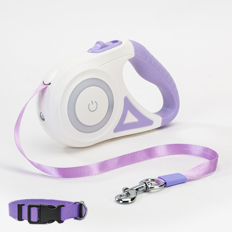 Retractable Leash With Built-In Spotlight - Tails&Trinkets