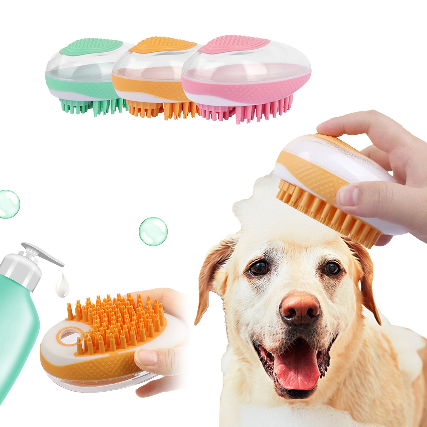 2-in-1 Shower Scrubber - Tails&Trinkets