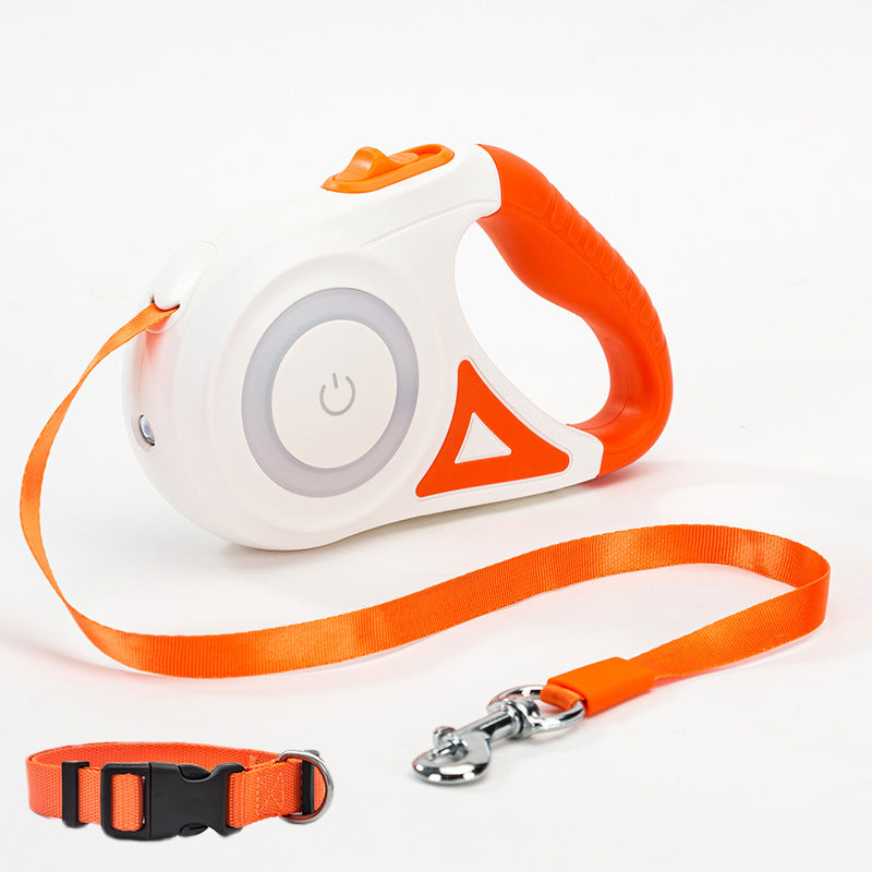 Retractable Leash With Built-In Spotlight - Tails&Trinkets